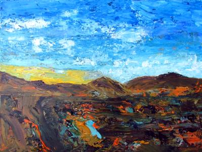 As the land flows