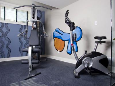Gym mural Gym mural
