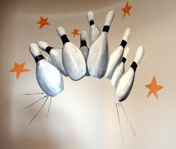 Bowling mural