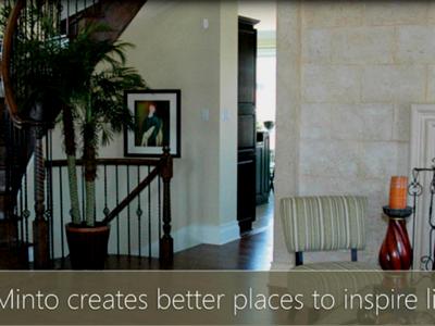 Stone fireplace