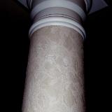 Lace pillar finish