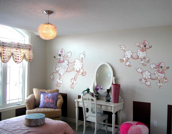 Girls poodle room