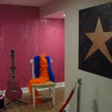 The Glitter stage wall and Shining star