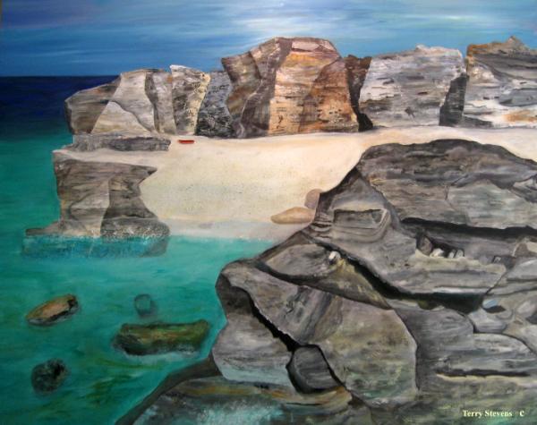 Tobermory Grotto Artist: Terry Stevens 40x60"